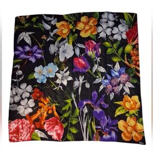 Beautiful ECHO 100% Silk Scarf - Wearable or Frameable Artistic Piece